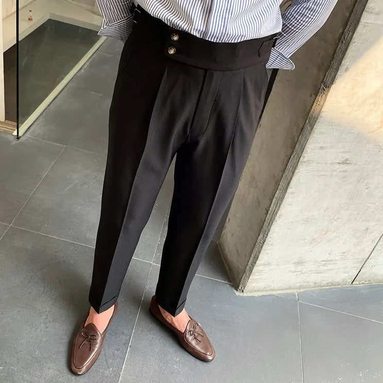 Pantalon met Knoopsluiting Heren