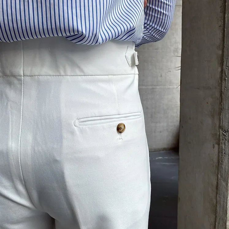 Pantalon met Knoopsluiting Heren