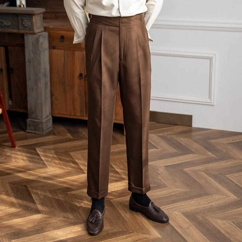 Gentleman Pantalon Heren Bruin