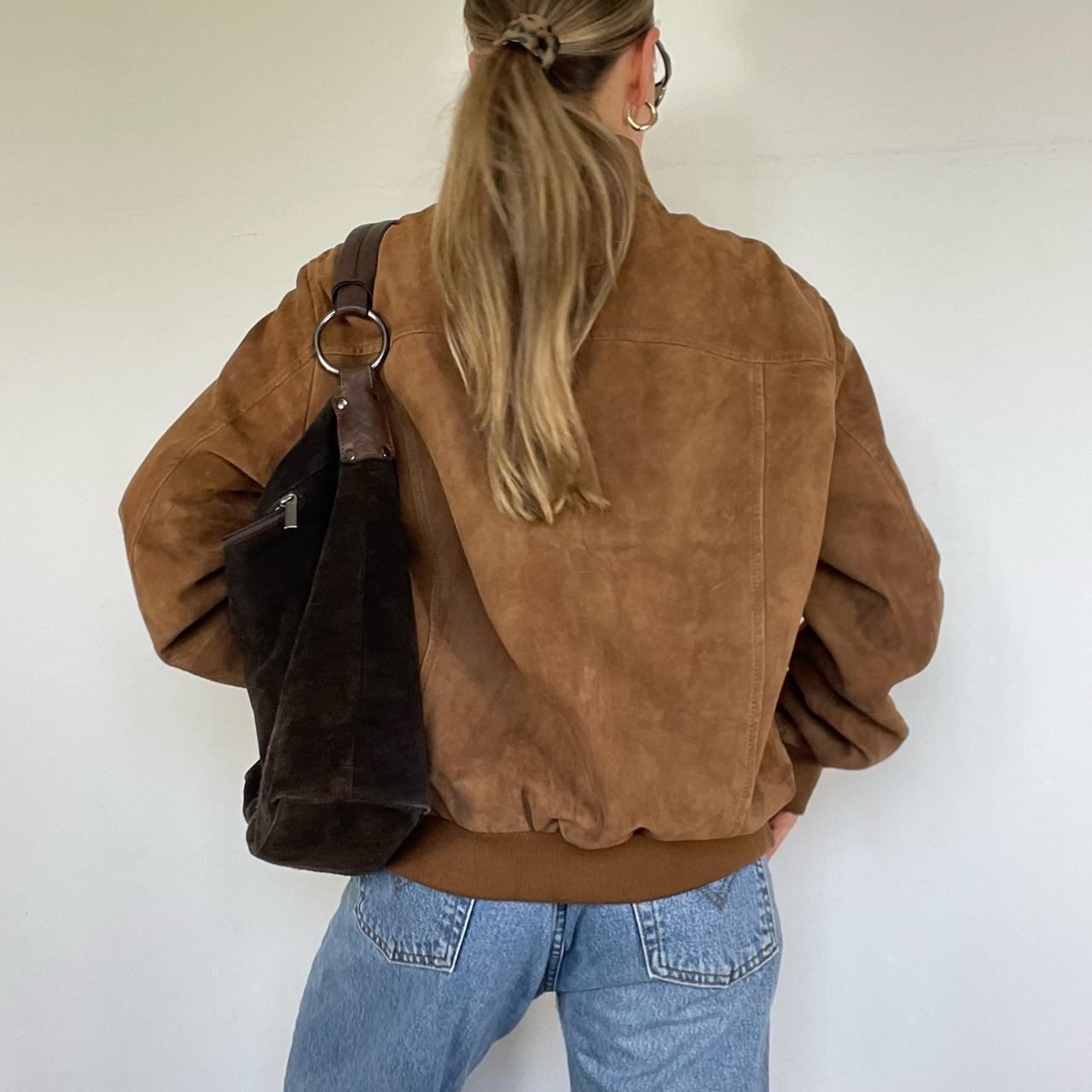 Retro Bruine Tussenjas Dames