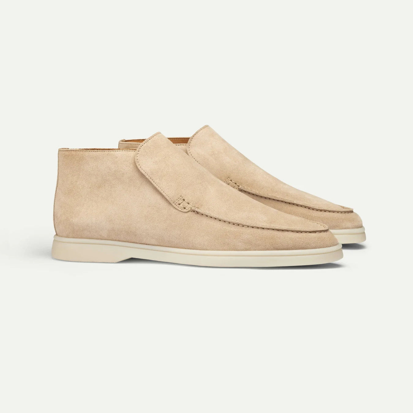 Suede Heren Loafers | Mocassins Beige