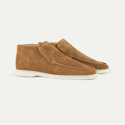 Suede Heren Loafers | Mocassins Geelbruin