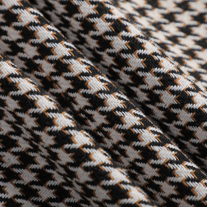 Getailleerde Blazer Dames | Zwart Wit Bruin Patroon