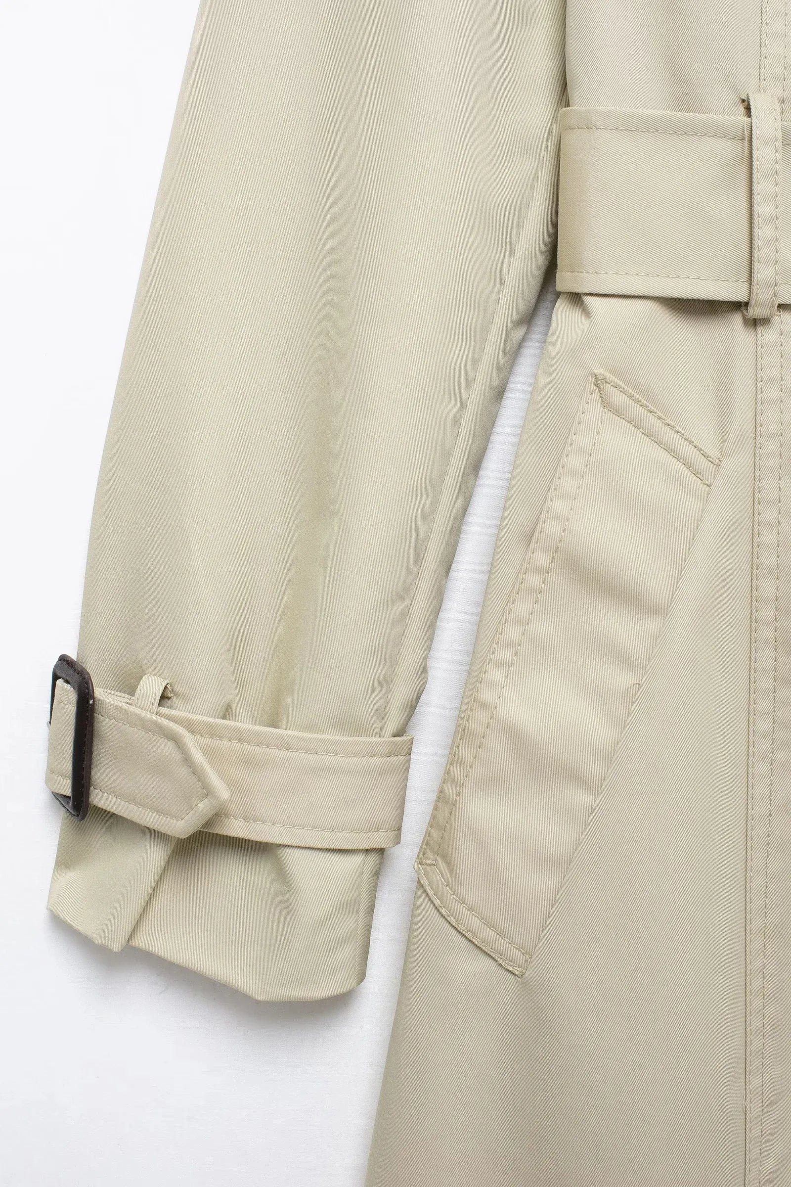 Dunne Double Breasted Dames Trenchcoat