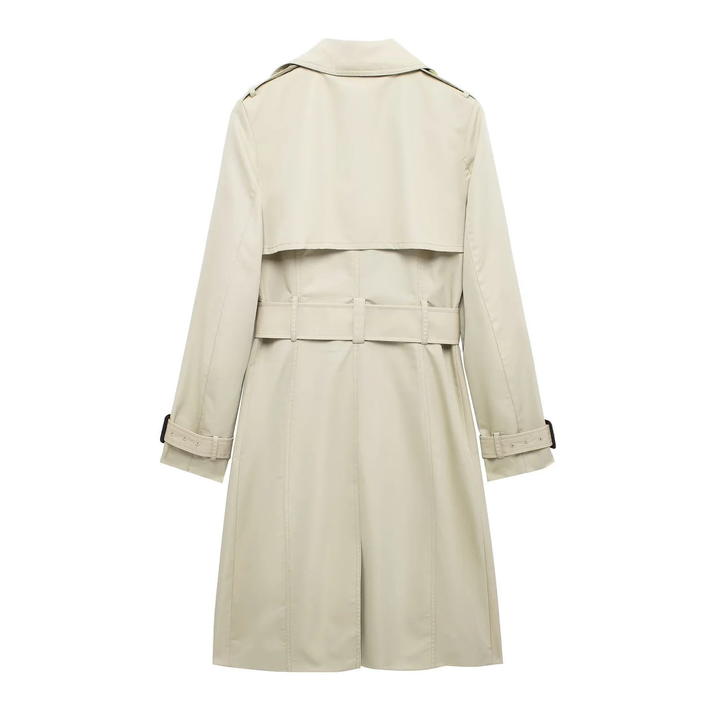 Dunne Double Breasted Dames Trenchcoat