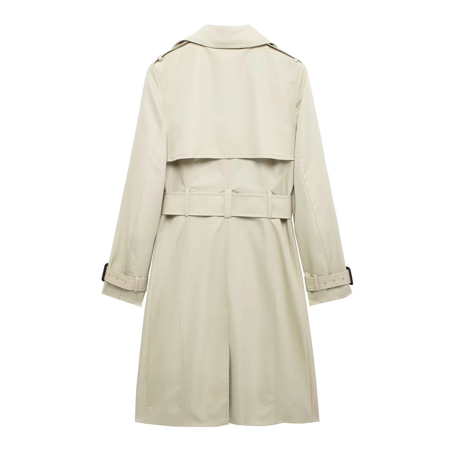 Dunne Double Breasted Dames Trenchcoat