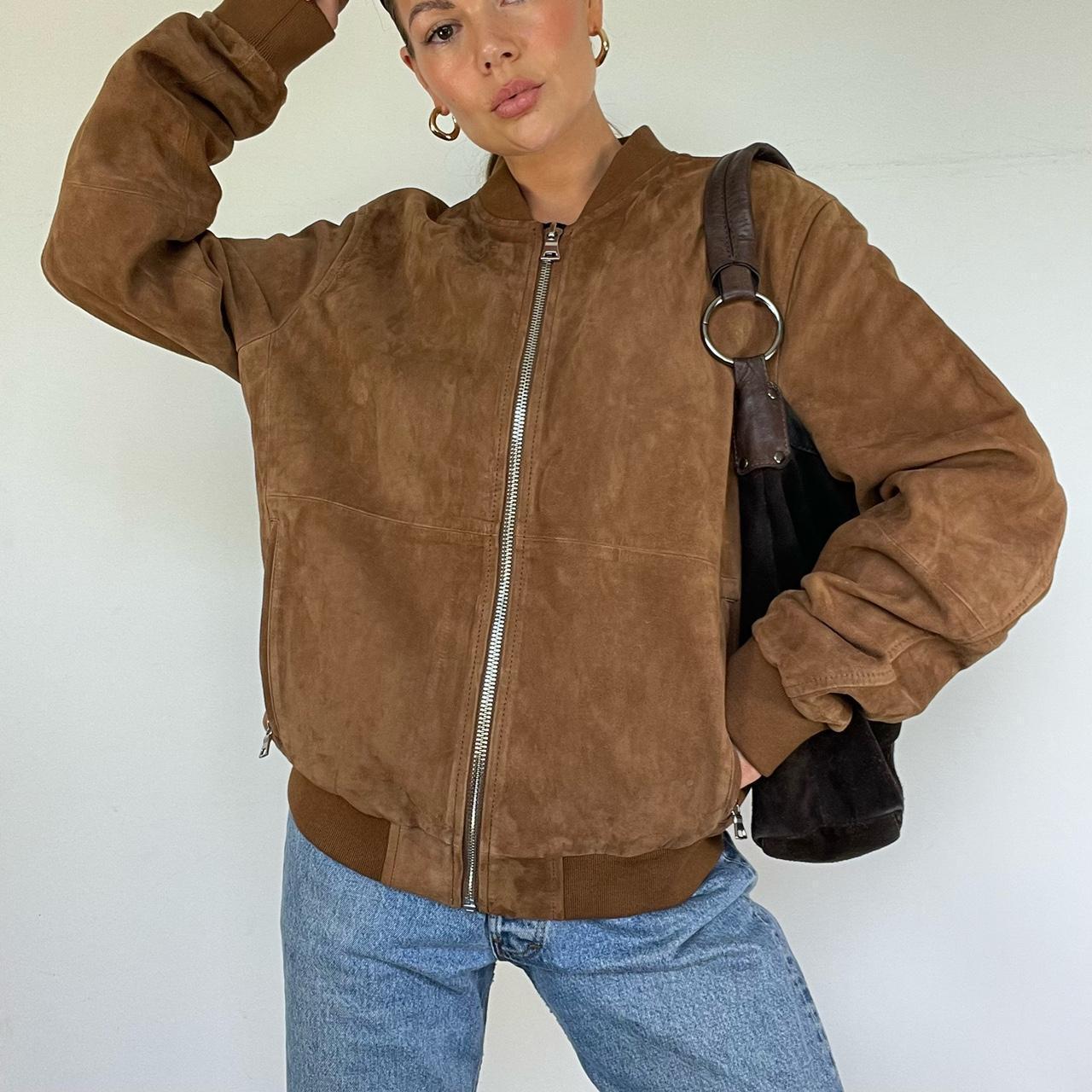 Retro Bruine Tussenjas Dames L