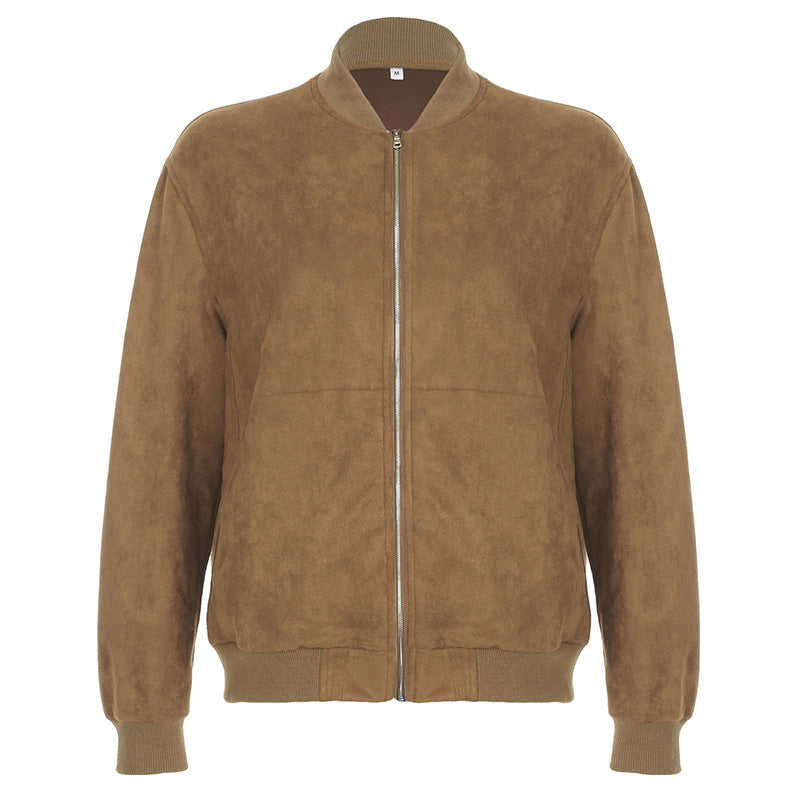 Retro Bruine Tussenjas Dames